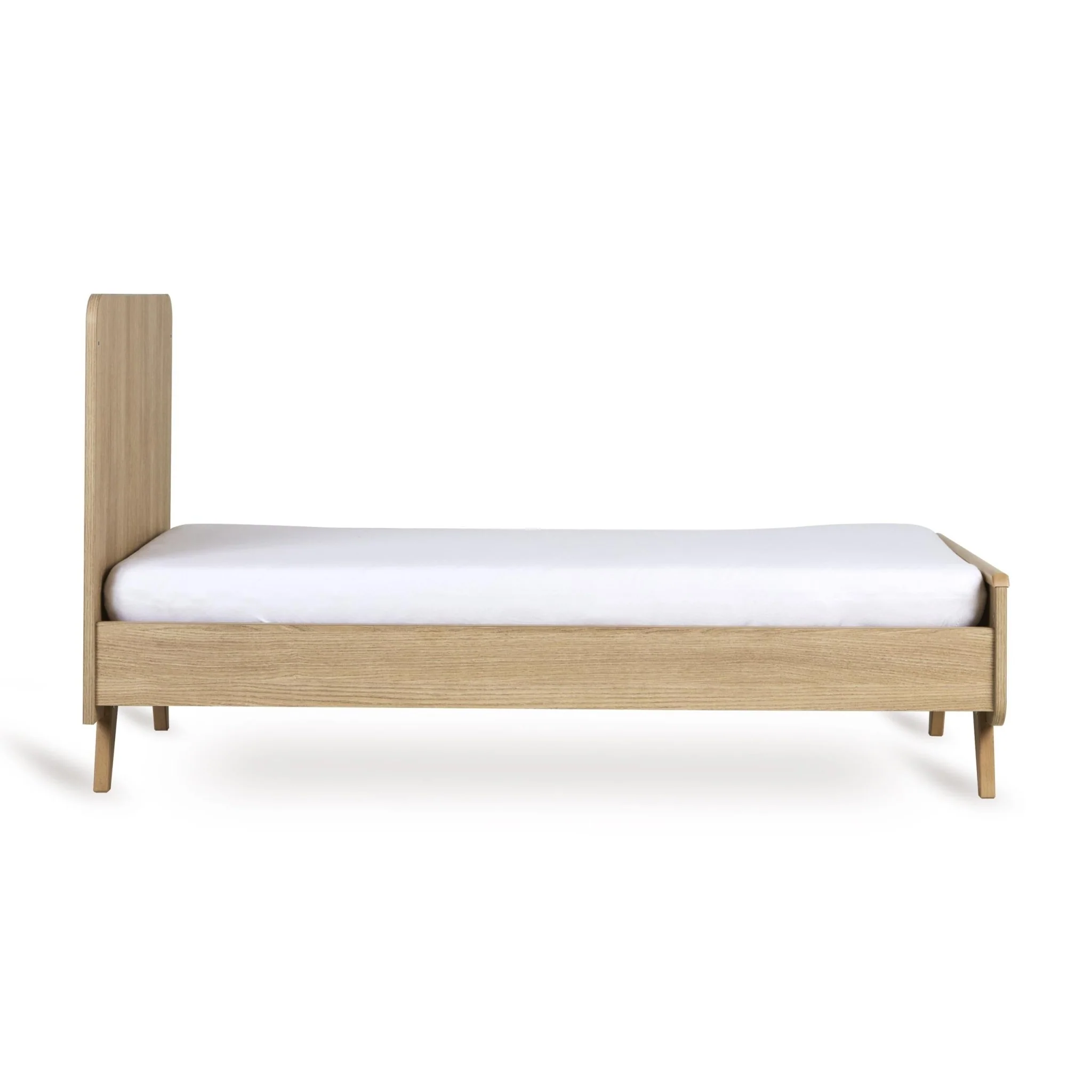 2025 Babybed Loft - Honey Ash 140x70cm (inclusief ombouwmogelijkheid tot kinderbed 140x70cm)