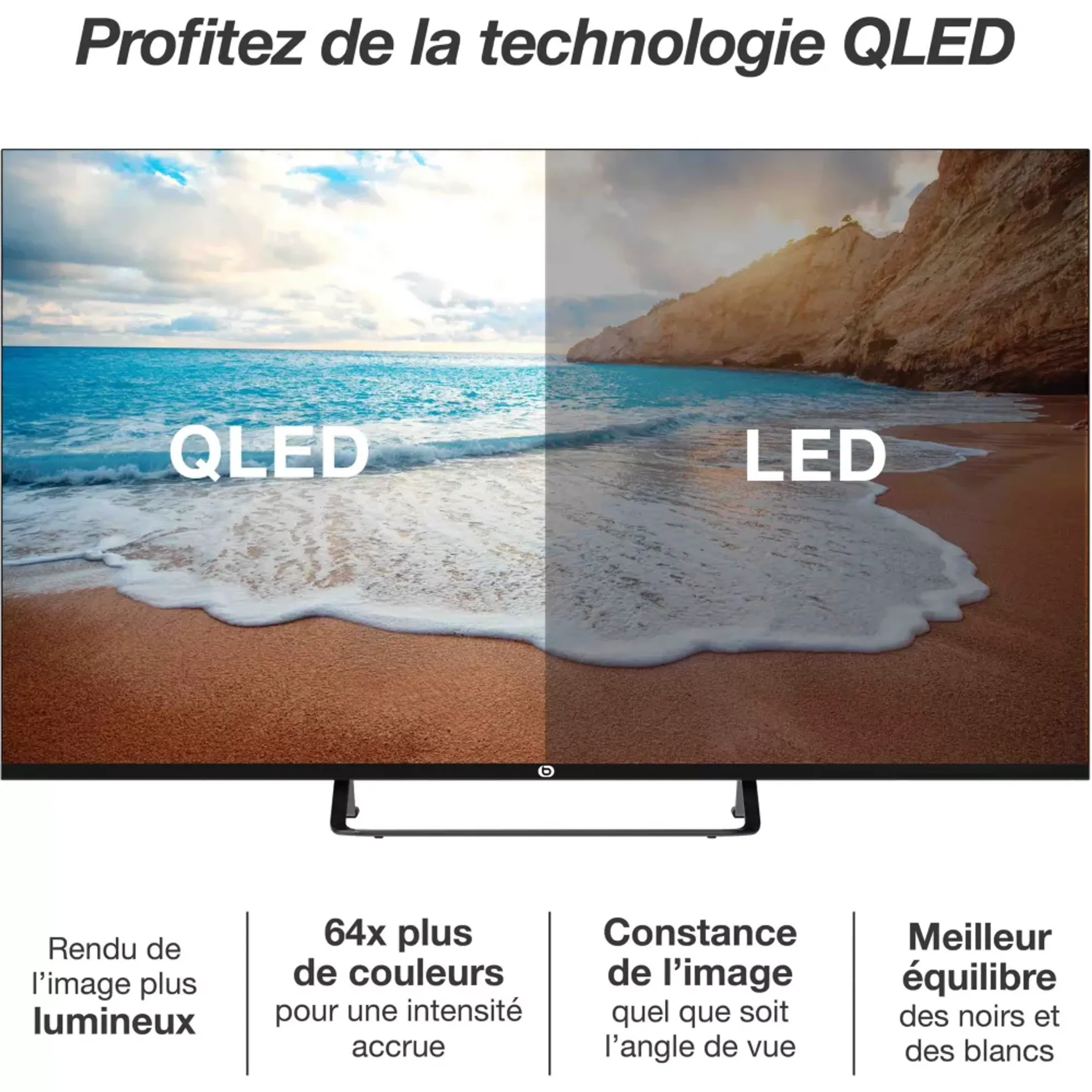 Essentiel-B QLED TV 4K 43QLED306  - 43 inch