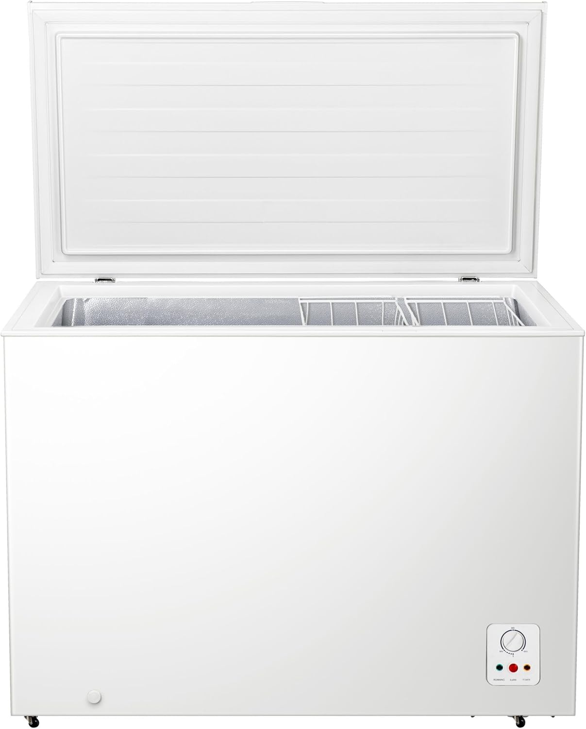 Hisense MCF142F Gefriertruhe, LED-Beleuchtung außen, sehr leise, 40 dB, 142 Liter, Abmessungen 62,5 x 55,9 x 85,4 cm, Klasse F