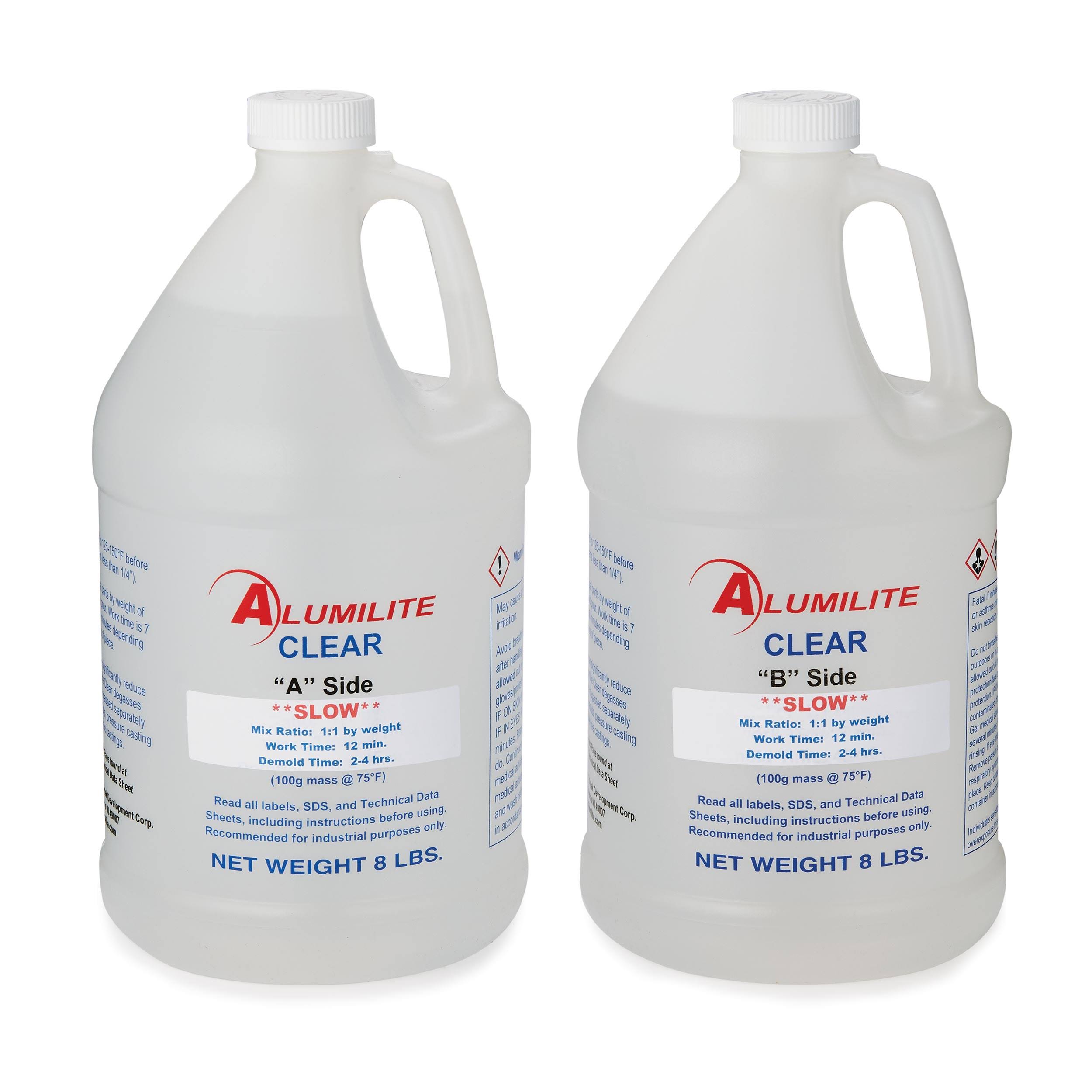 Alumilite Clear (Slow) 12-minuten gietharsset, 16 pond �C Woodcraft 10141