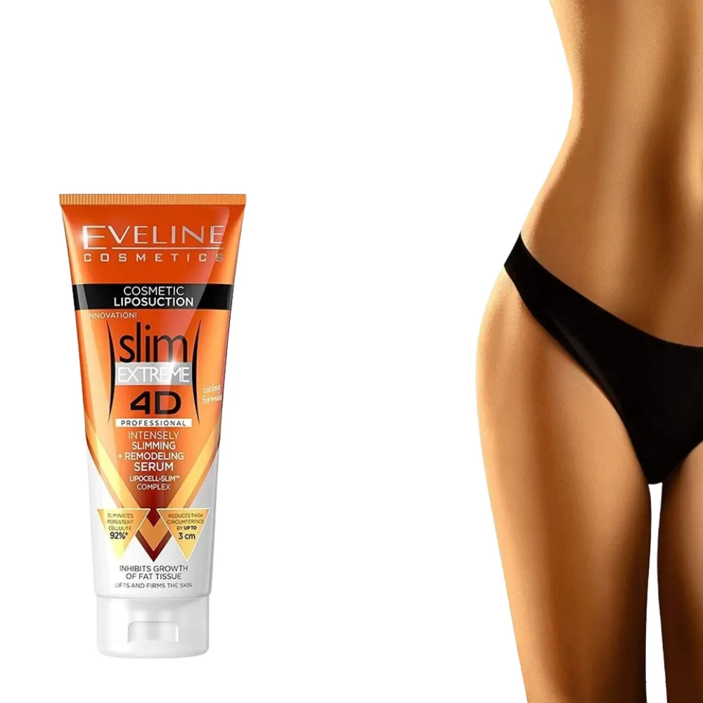 Eveline 4D Slim Extreme Liposuction Serum a?? Intensively Remodeling 250ml