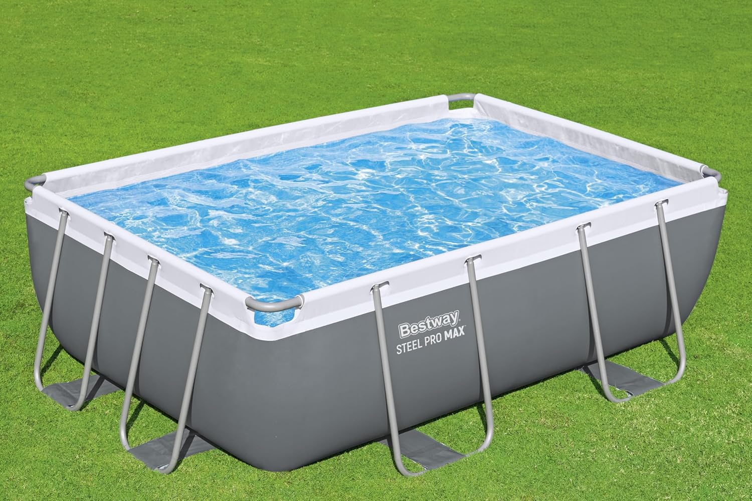 Bestway Juego de Piscina Rectangular de 9'3