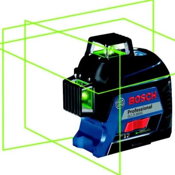 Bosch Green 360-Degree Laser Level Self Leveling Gll3-300g – Omt