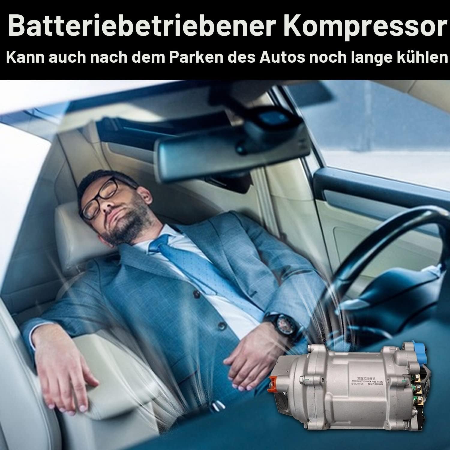 Elektrische Klimaanlage 12 V Unter-Armaturenbrett-Klimatisierungs-Kit 12 Volt Universal-Auto-Klimaanlage Geeignet für Van, Auto, Wohnmobil, LKW, Boot, Bus (nur Kühlung)