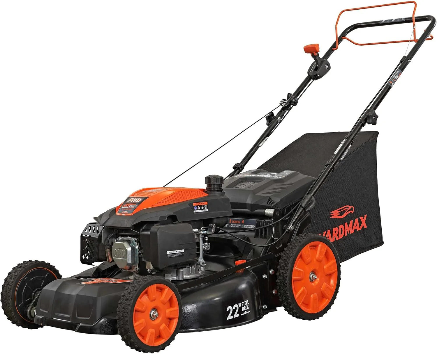 YARDMAX 22 in. 201cc Select PACE 6 Speed CVT High Wheel FWD 3-in-1 Gas Walk
