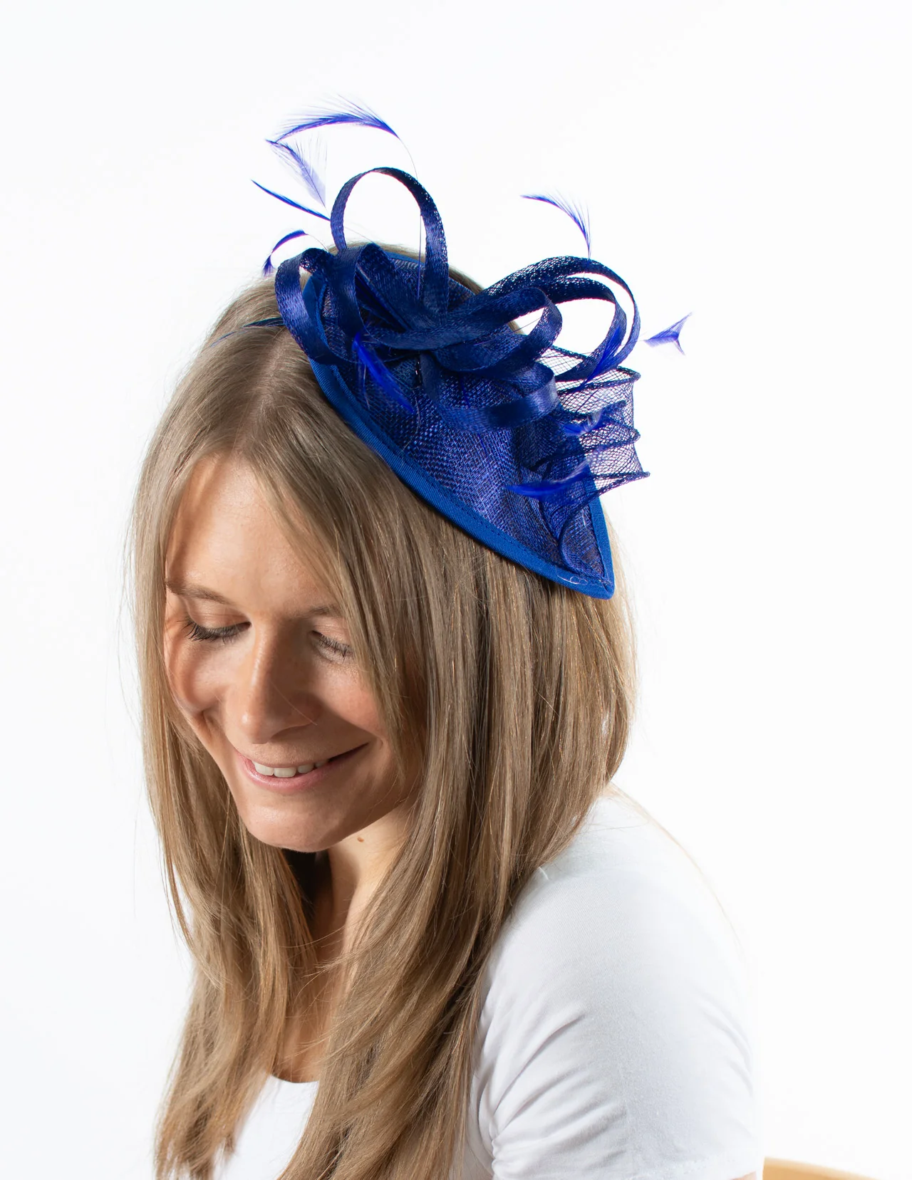 Fascinator | Small Teardrop | Royal Blue