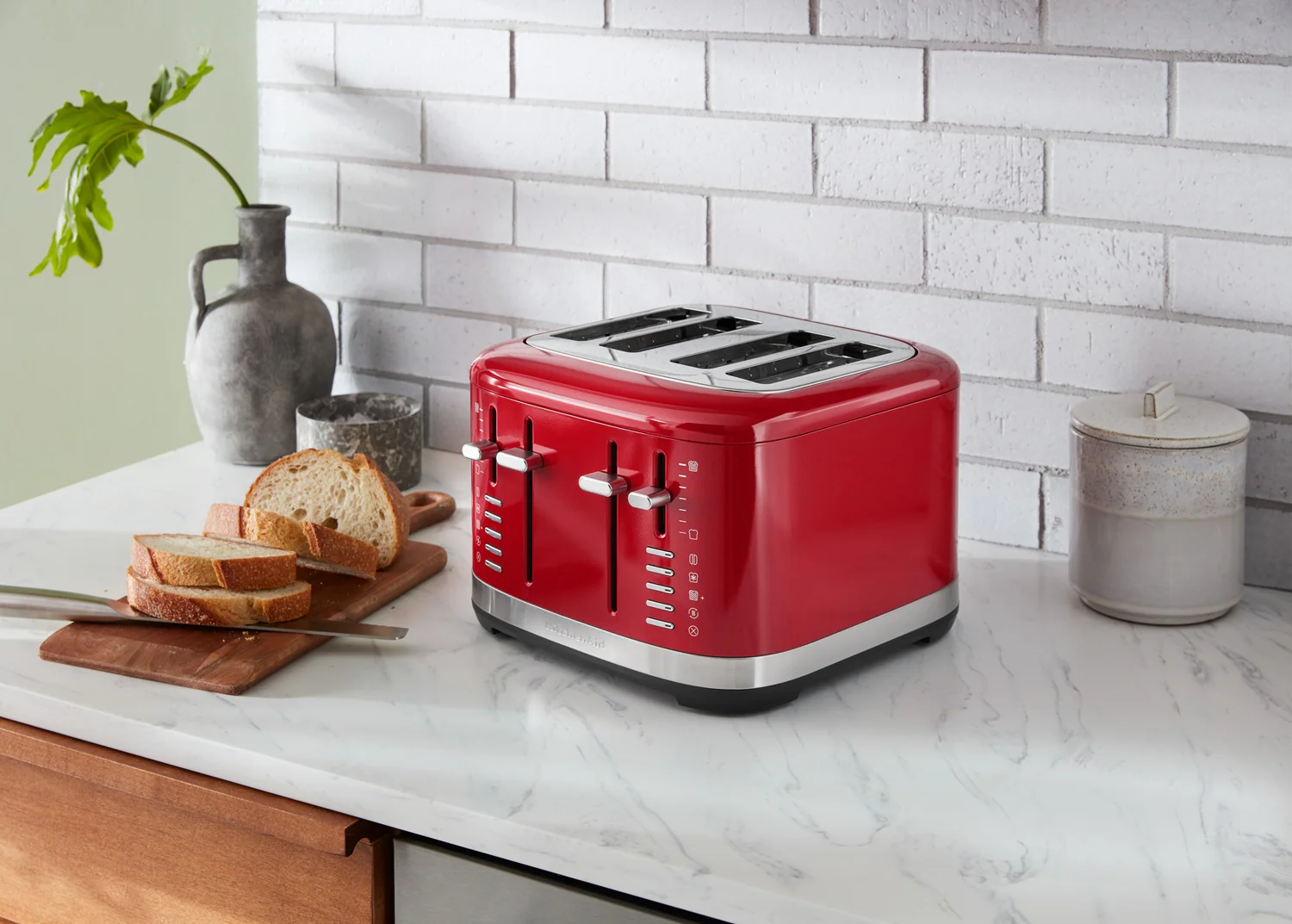 2025 KitchenAid 4-slice broodrooster Artisan 5KMT4109 �C Handmatige bediening, volledig metalen behuizing