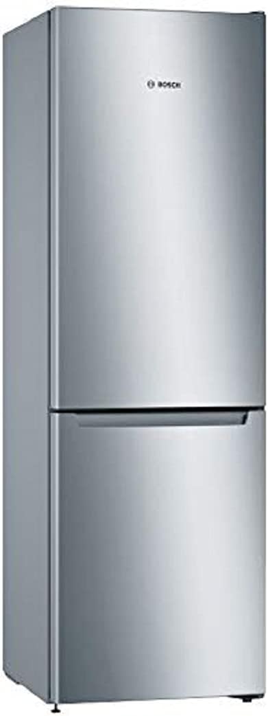 Bosch KGN36NLEA Série 2, Réfrigérateur combiné pose-libre - 305L - L 60cm x H 186cm - Inox Argent