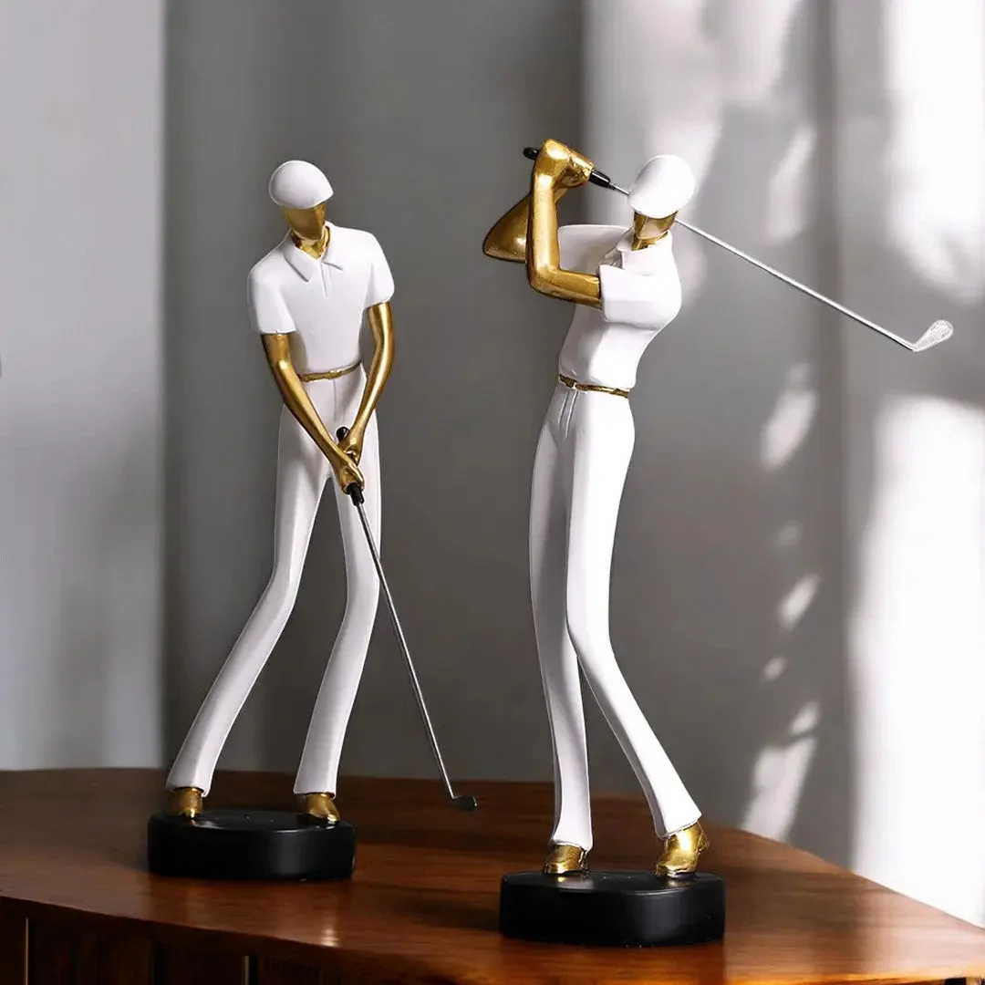 Swing Golf-Skulpturen