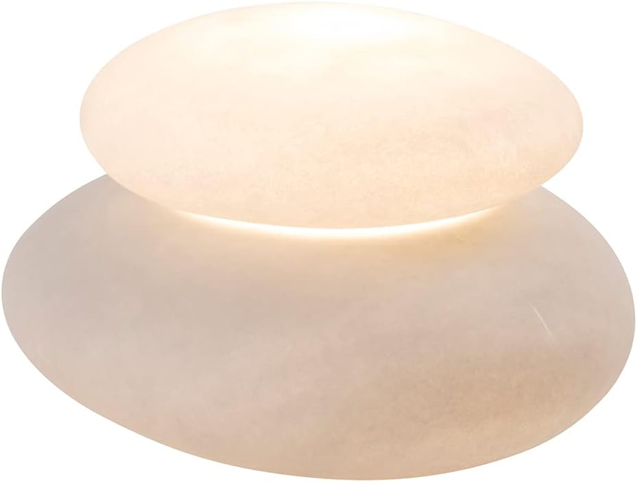 8 seasons design Shining Stone XL, LED Steinleuchte (grau), E27 Fassung inkl. Leuchtmittel in warmweiß, beleuchteter Dekostein, Pool, Yoga, Badezimmer-Lampe, innen & außen