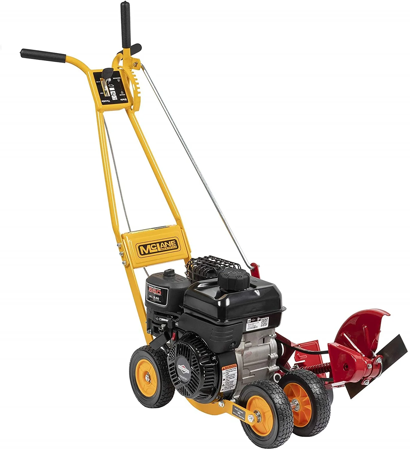 2025 101-5.5GT-7Gas Powered Lawn Edger, 5.50 Gross Torque/3.5 HP B&S Engine 7′′ Wheels