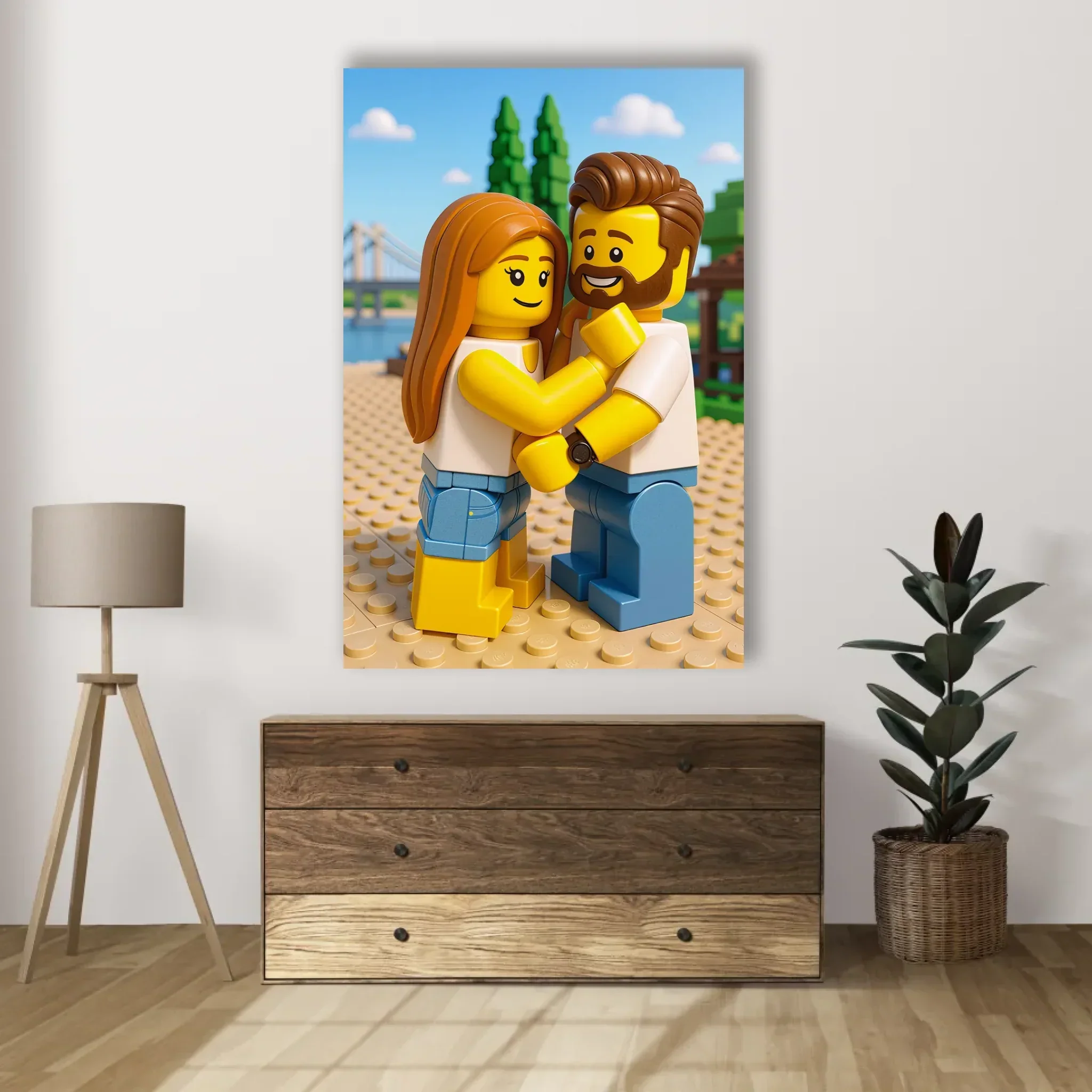 LoveCanvas | Blokachtige portretten die vanuit het hart spreken