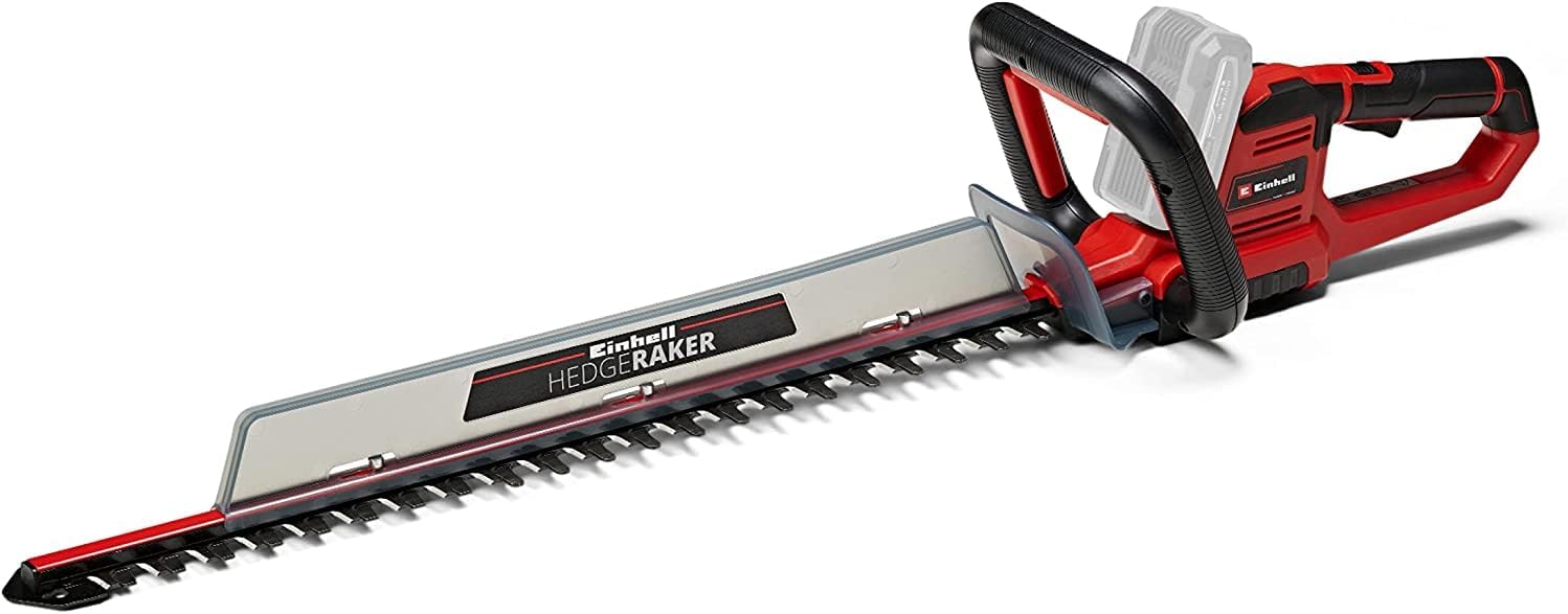 Einhell Accu heggenschaar GE-CH 18/60 Li-Solo Power X-Change (18 V, 60 cm zwaardlengte, 22 mm tandafstand, draaibare handgreep, incl. snoeiafvalvanger, zonder accu)