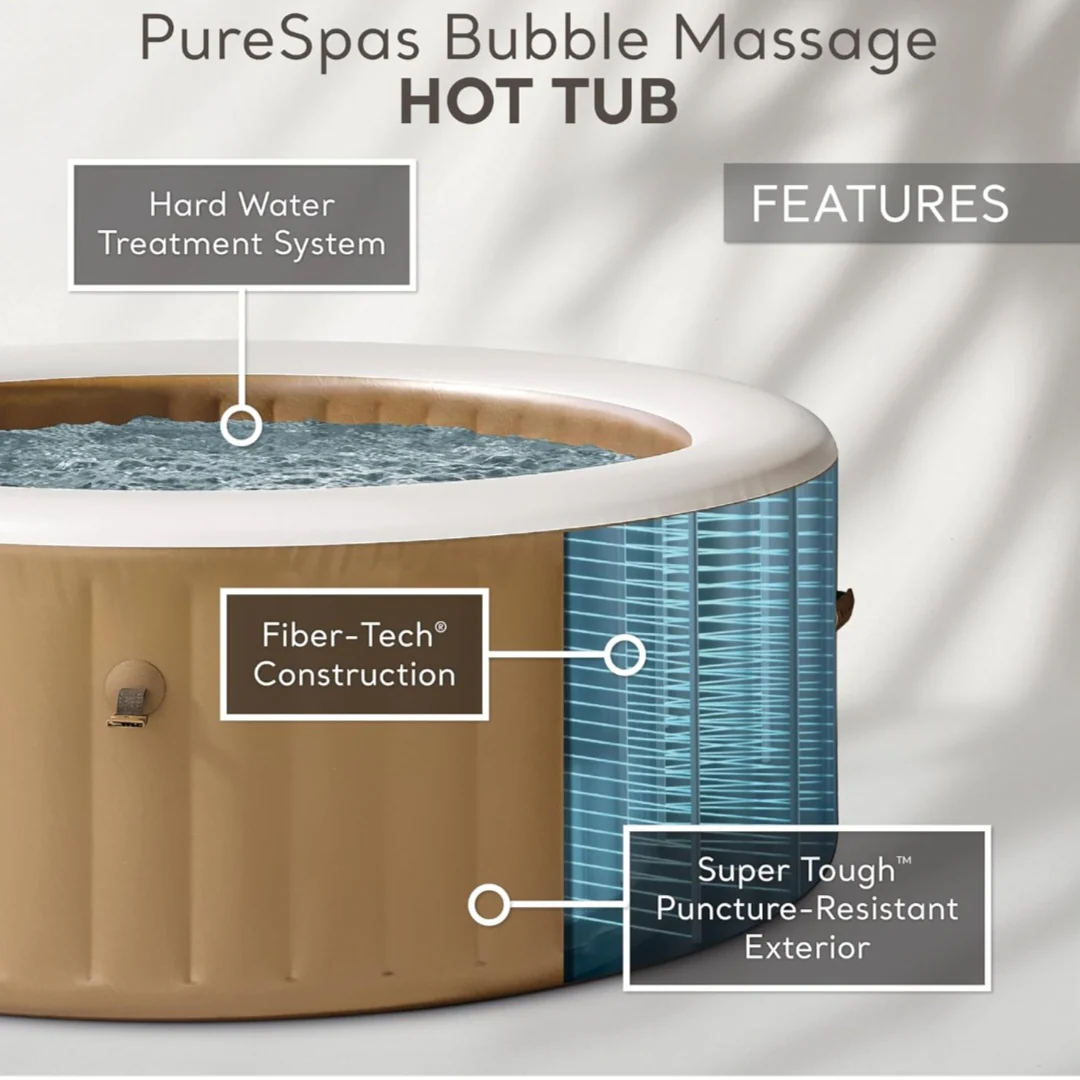 2025 Intex PureSpa Bubble Massage 120 jets opblaasbare whirlpool spa-set