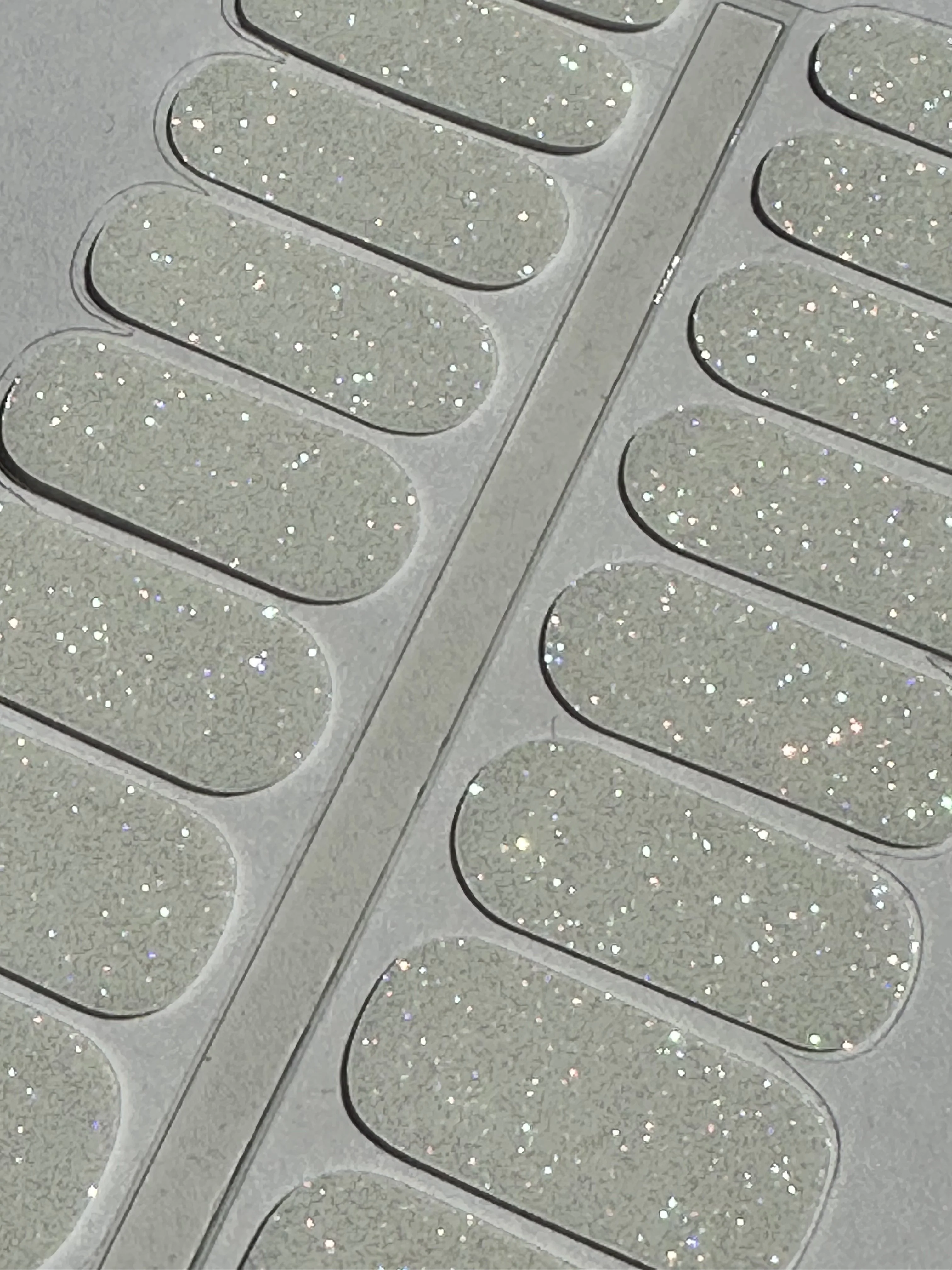 White Glitter Dress Gel