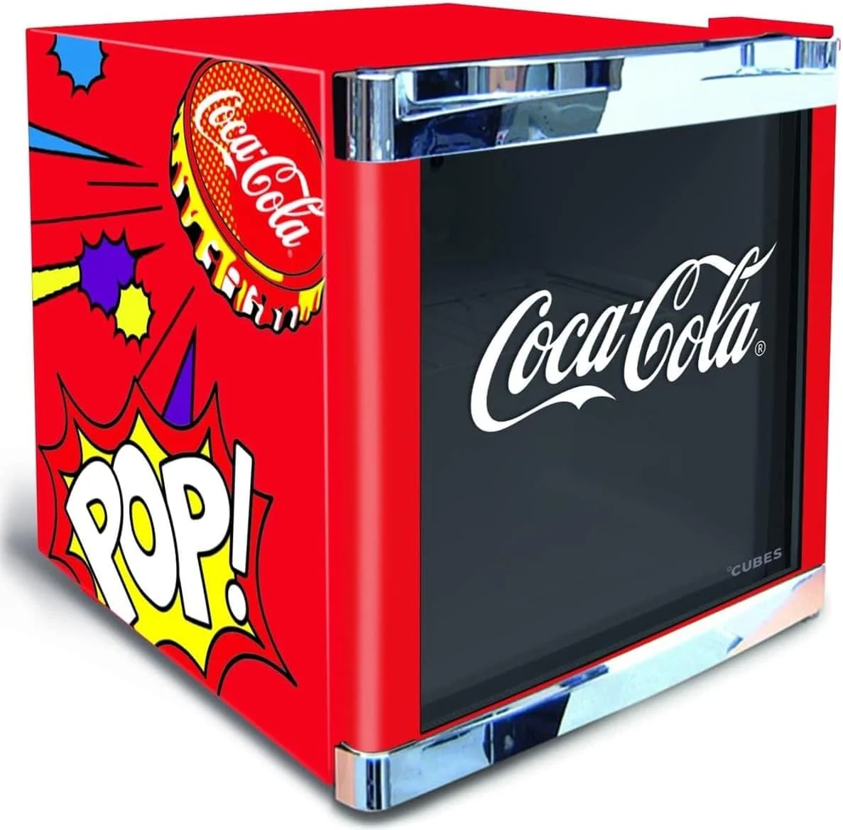 ��CUBES Flaschenk��hlschrank Coca-Cola Classic/ 51 cm H?he / 98 kWh/Jahr / 48 L K��hlteil