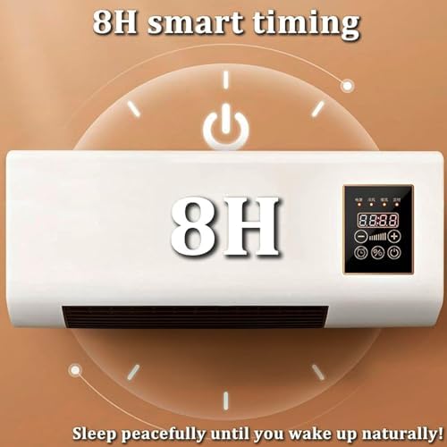 Climafy Mini Split AC Einheit, 2 in 1 Kühle Wärmewand montiert System, super leiser Betrieb mit Remote, energieeffiziente tragbare Klimaanlage für Home Office Schlafzimmer