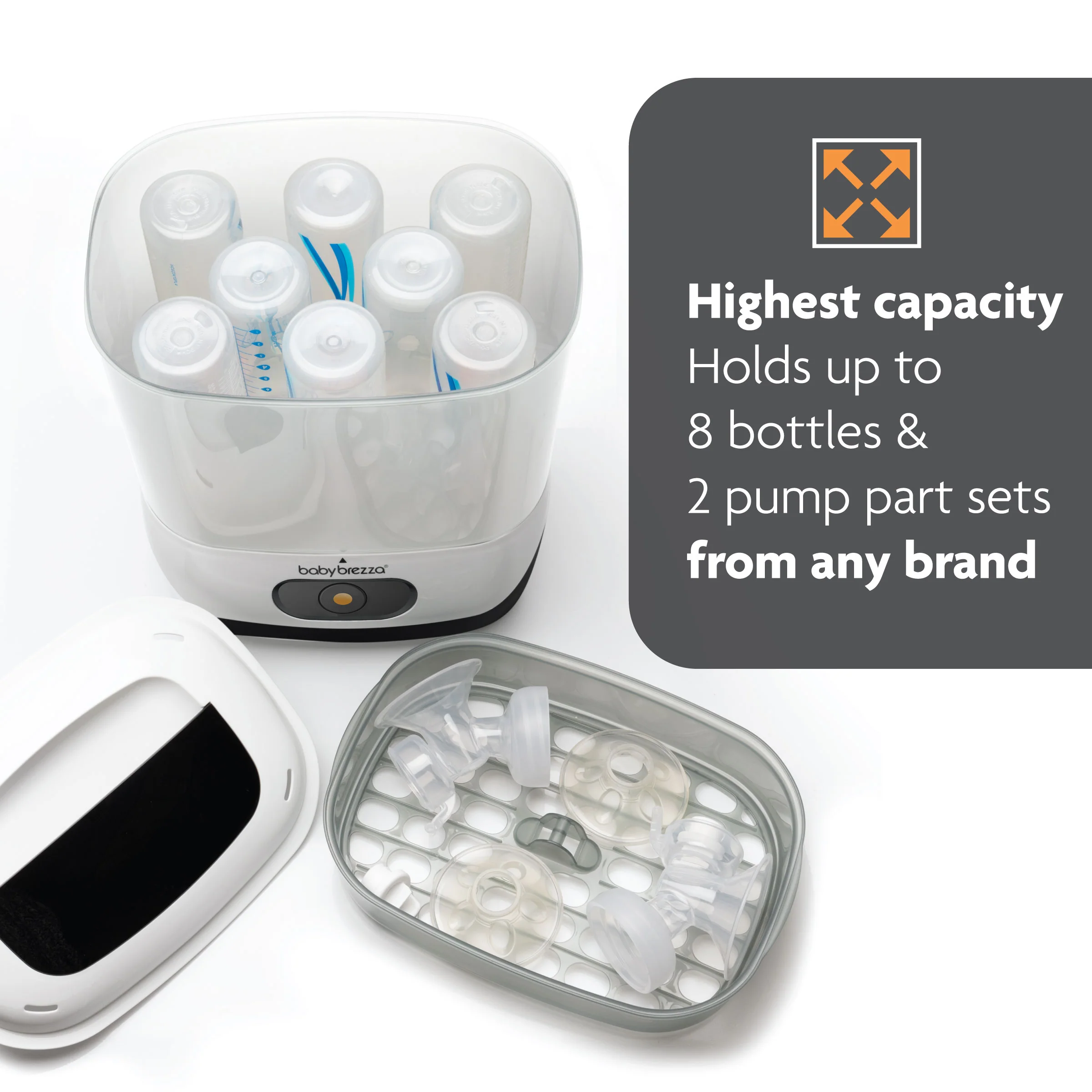 One Step? Babyfles Sterilisator - 4-in-1 Grootste Capaciteit Elektrische Stoomsterilisator