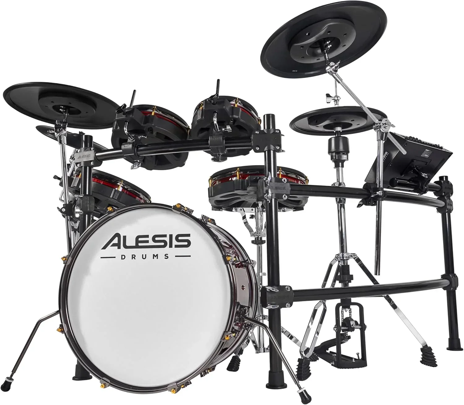 Alison Strata Prime Electronic Drum Set with Touch Screen Dual Area Grid Head