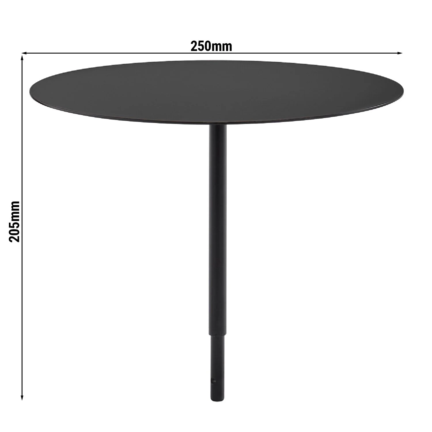 Buffetstativ - VALO - svart - rund - ? 250 mm - passer til 14030