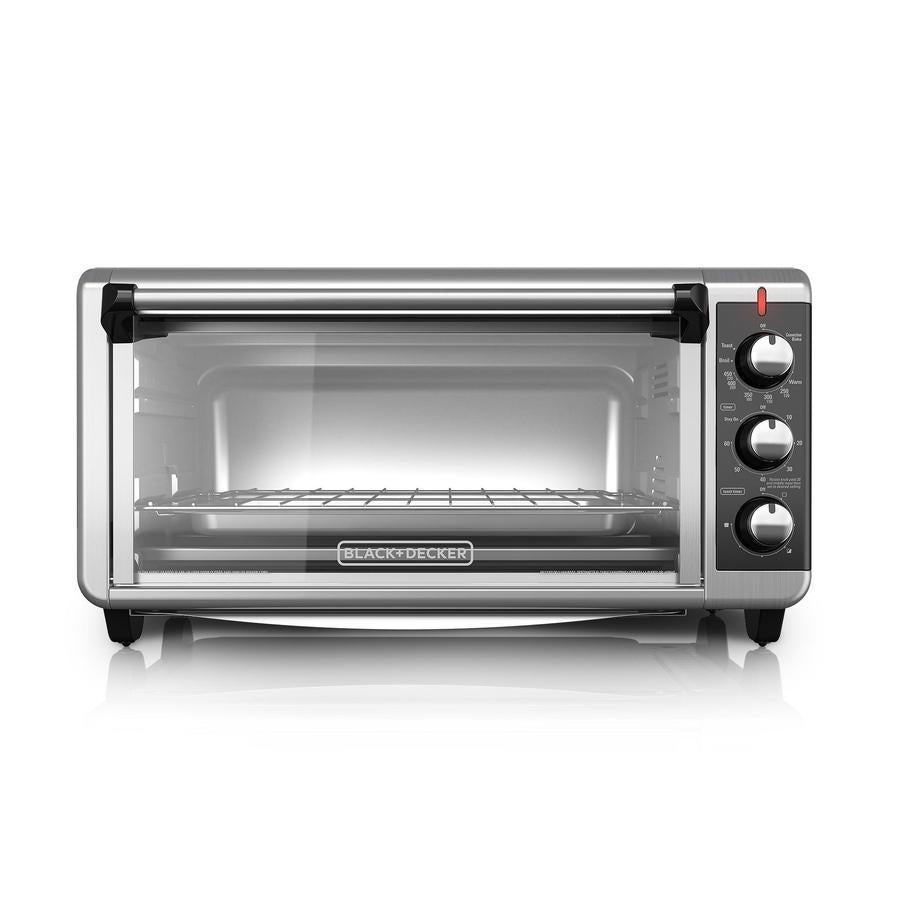 Extra Brede Aanrecht Convector-Oven en Broodrooster voor 8 Sneden
