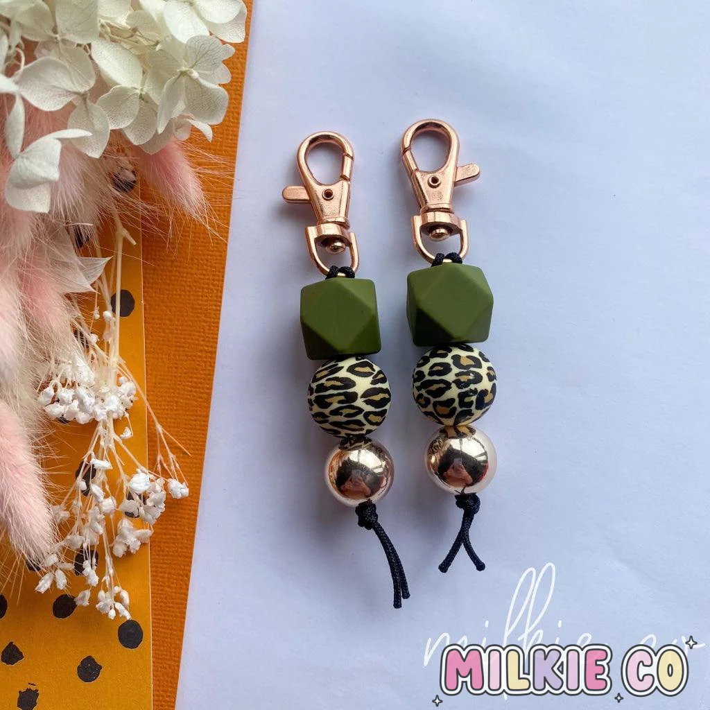 Mini Lucy Beaded Keychain