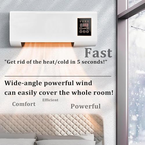 Tragbarer Klimaanlagen-Ventilator mit Fernbedienung, Verdunstungskühler für Schlafzimmer Büro, Ruhige Schreibtischkühleinheit, 3 Geschwindigkeiten, Energieeffizient, Kompaktes Design für den Heimgebra