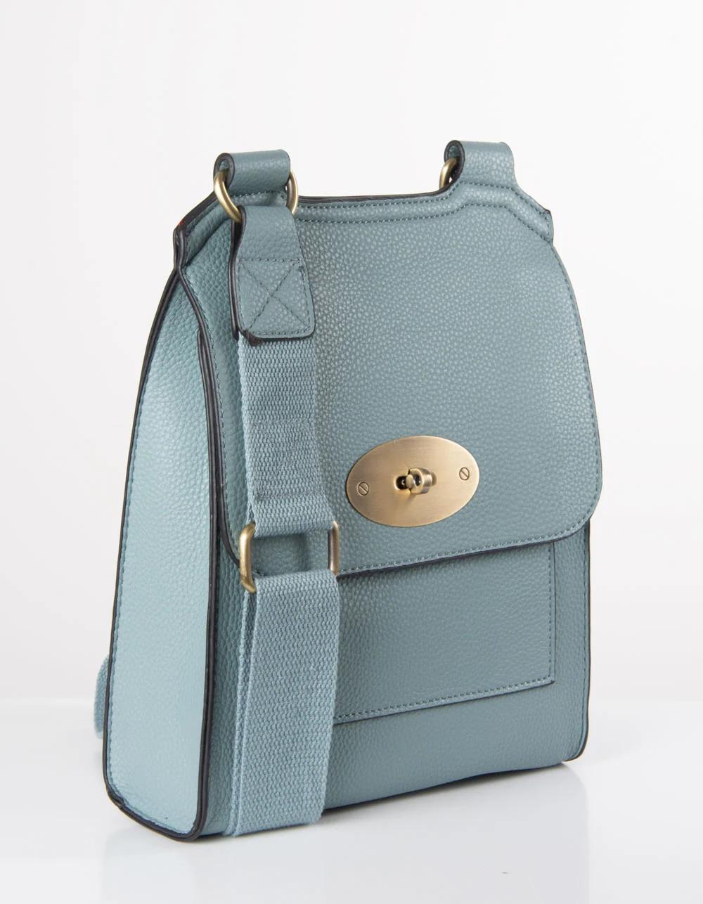 Pale Blue Messenger Bag