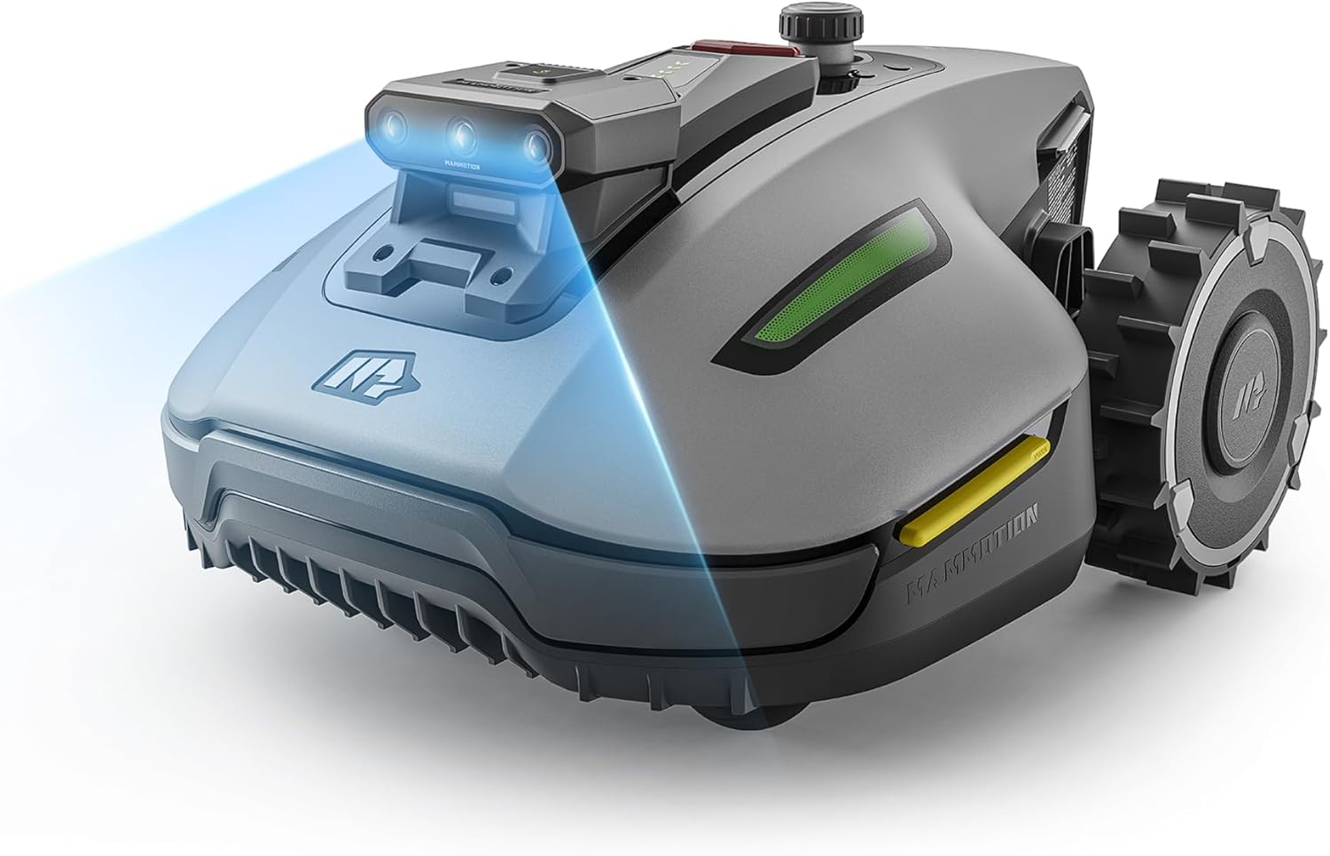 MAMMOTION YUKA mini 2 500 Mähroboter ohne Begrenzungskabel, Empf. 500 m2, Kein RTK, Kein Signalabbruch, KI TrueVision-Navigation, Auto-Mehrzonen-Kartierung, DropMow, RWD für 45% Steigung, 4.5Ah-Akku