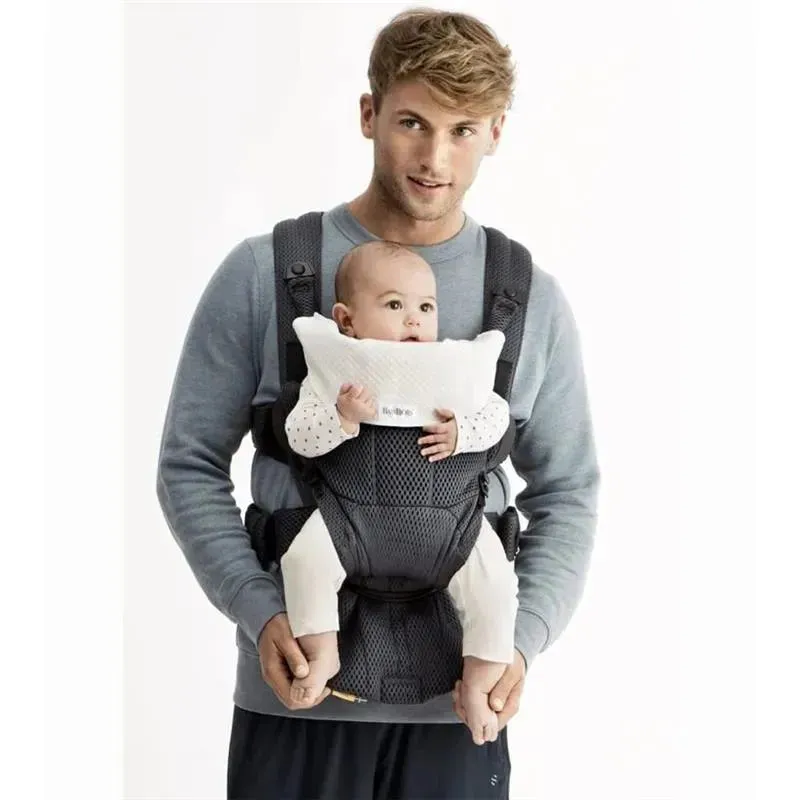 BabyBjorn Babydrager 3D Mesh Free, Grijs Beige