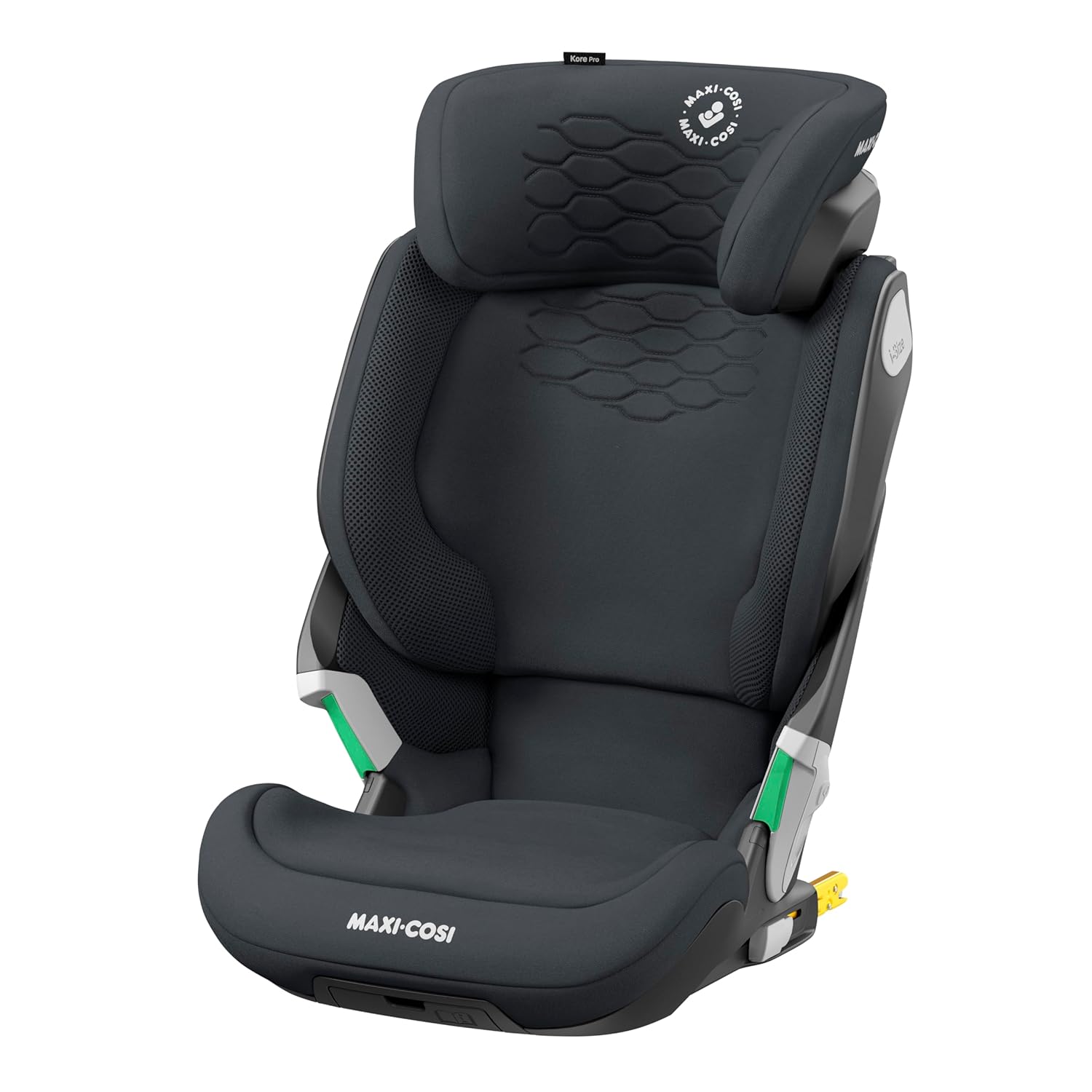 Maxi-Cosi Kore Pro i-Size Kindersitz, 3.5–12 Jahre, 100–150 cm, ClickAssist Licht, Verstellbare Höhe/Breite, Side Protection System+, Authentic Cognac