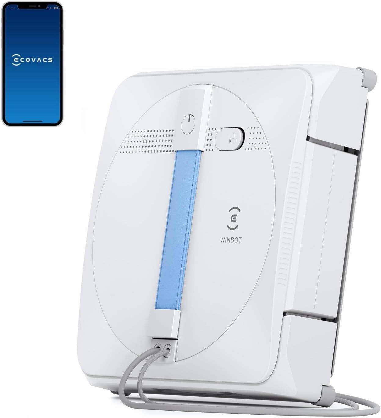 ECOVACS WINBOT W1S Smart Window Cleaning Robot with Dual Spray & Anti-Fall Sensors