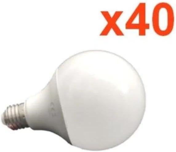 Silamp LED-Leuchtmittel, E27, 12 W, 220 V, G95, 300 Grad, Globe (40 Stück) – Warmweiß 2300 K – 3500 K