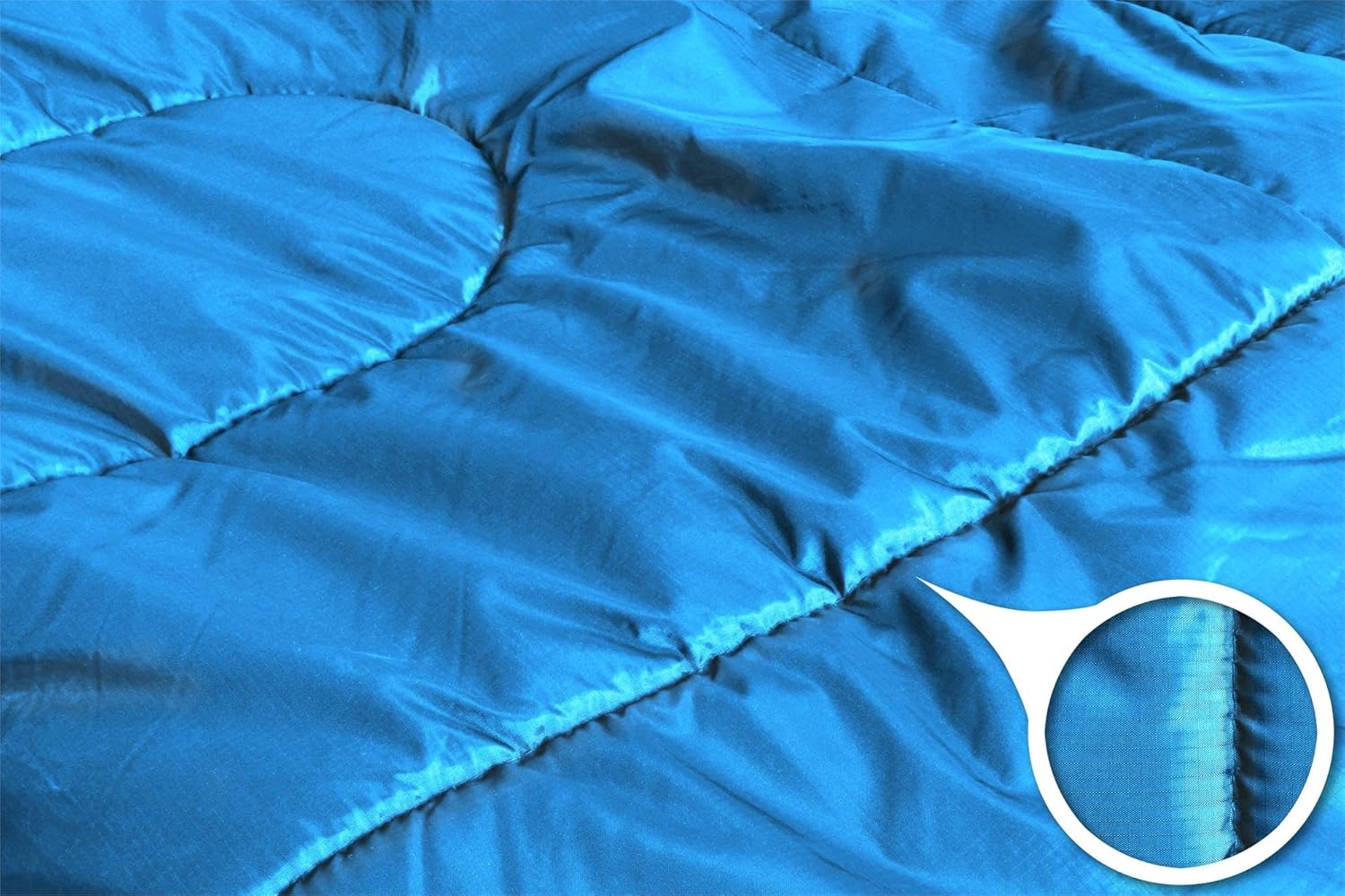 normani 4-in-1-Funktion Extrem Outdoor Schlafsack 'Antarctica' aus Nylon Rip-Stop mit 500 + 250 g/m² Hollow Fiber Füllung 220 x 90 cm