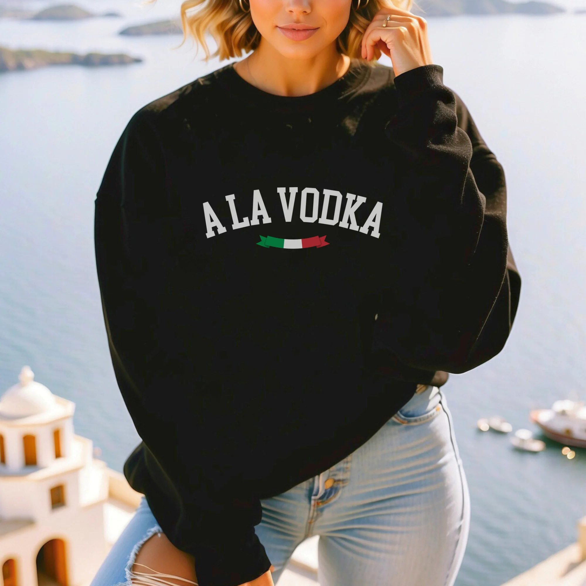 Penne a la Vodka Sweatshirt, Pasta Sweatshirt Pasta Lover Gifts, Gift-for Food Lovers, Gifts-For-Foodie, Italian Baby Onesie