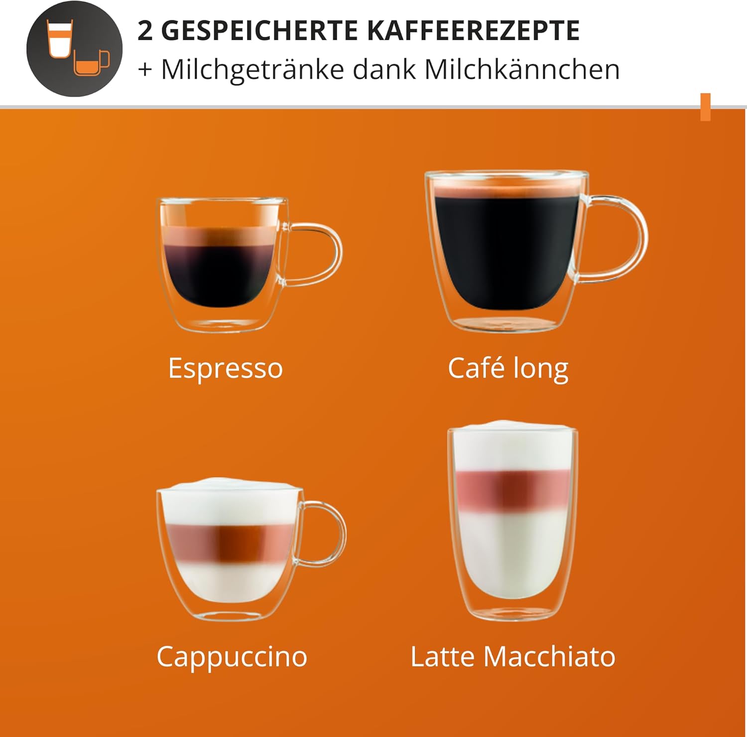 KRUPS Essential Kaffeevollautomat mit Milchaufschäumer – automatische Kaffeemaschine für Espresso, Cappuccino und Kaffee, einfache Bedienung dank LCD-Display, automatische Reinigung, kompaktes Design