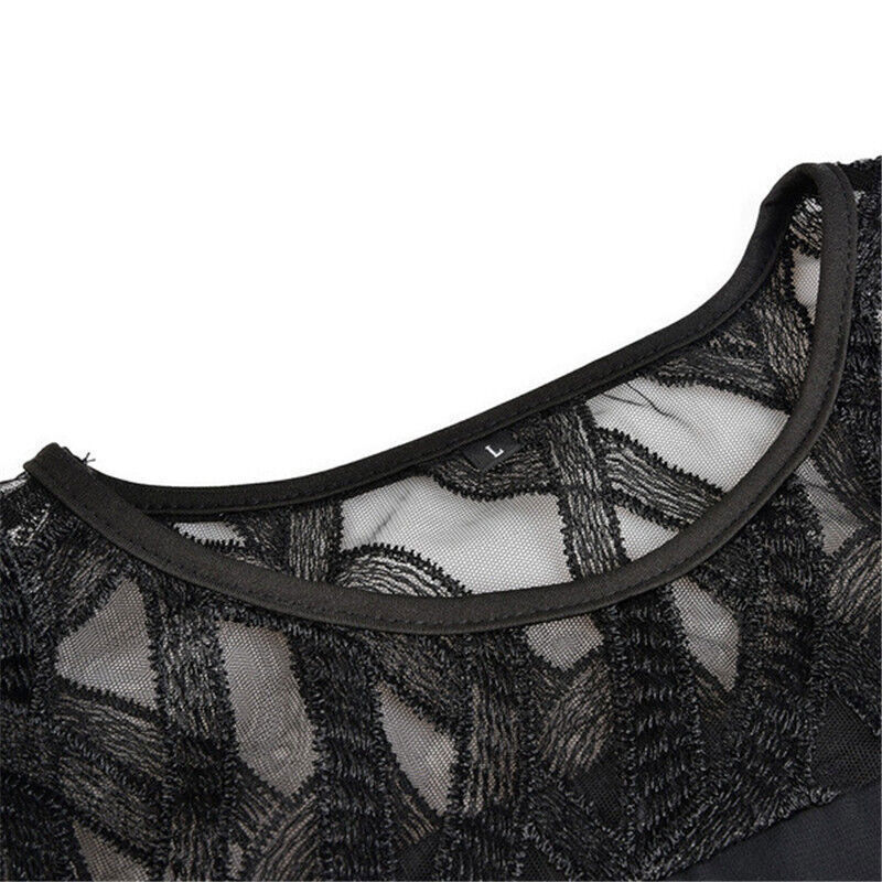 Elegantes Midi-Kleid in ��bergr??e