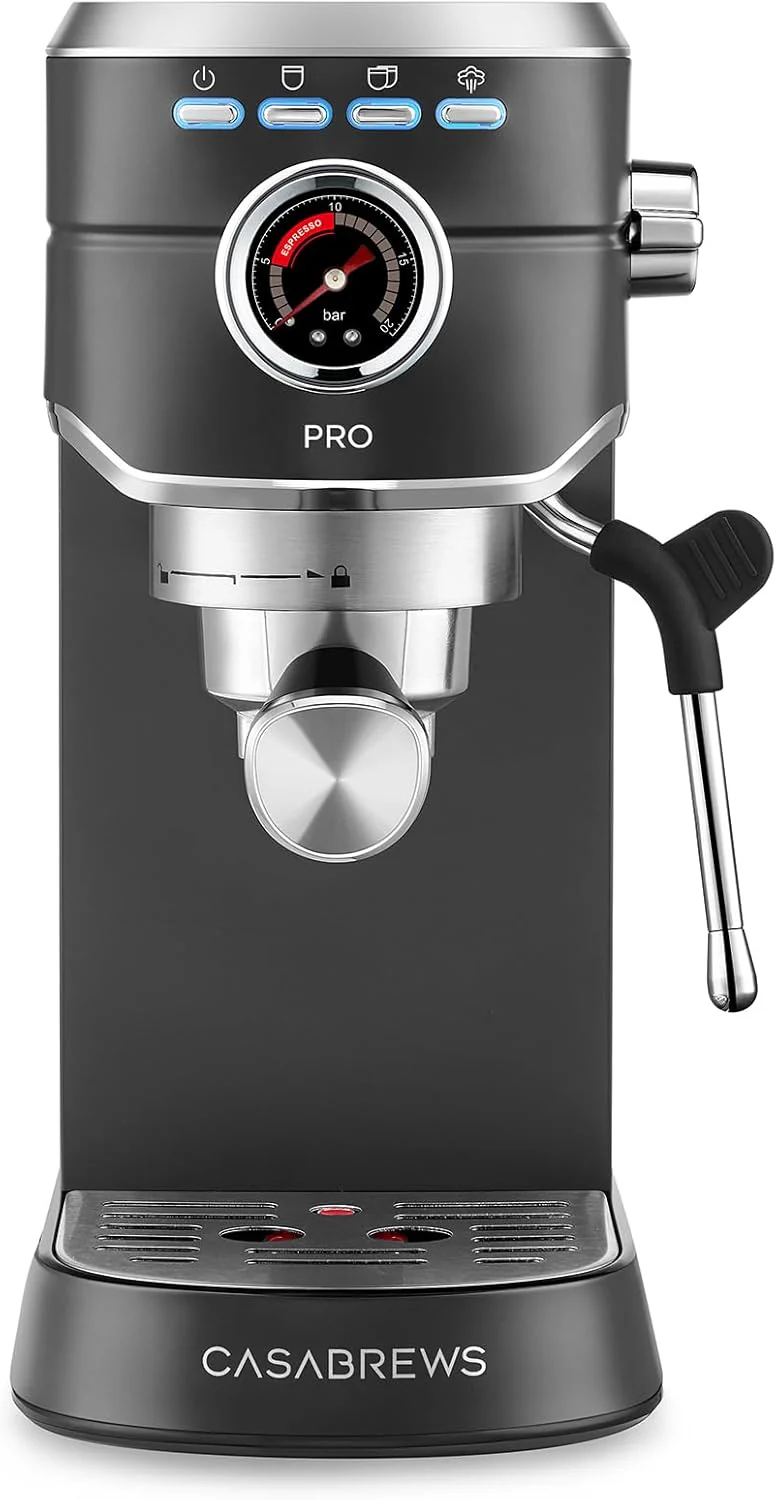 CASABREWS 5418 PRO Espresso Machine 20 Bar, Upgraded Espresso Maker