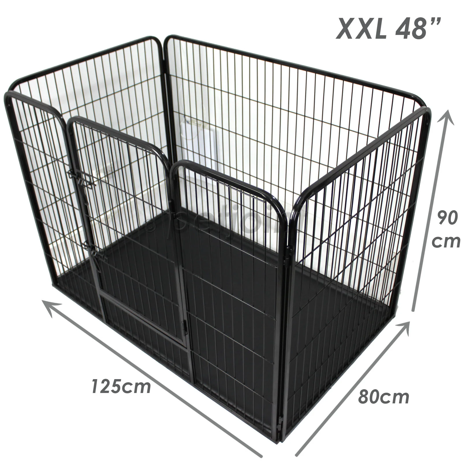 XXL Huisdierbench Werpkist Ren HeavyDuty Puppy Hondenren