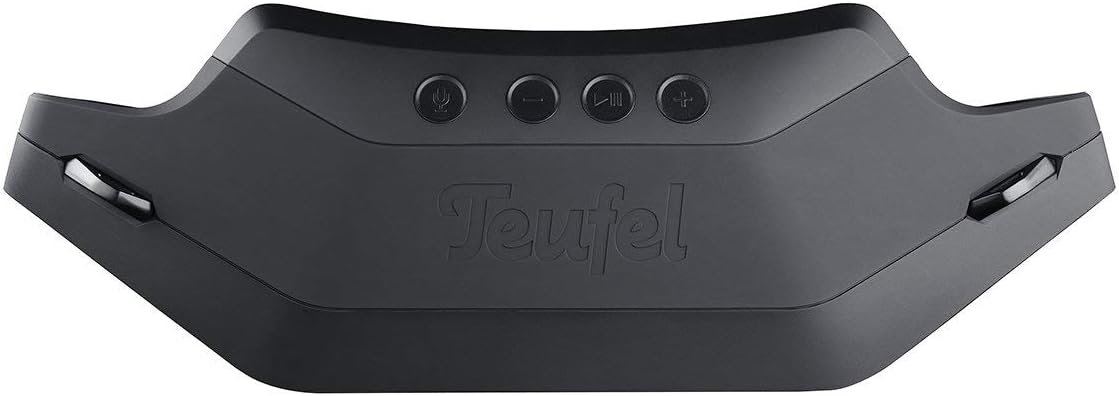 Teufel ROCKSTER Cross Draagbare Bluetooth Stereo Speaker Luidspreker Draadloze Muziek Batterij Tot 16 uur IPX5 Jet Proof Zwart