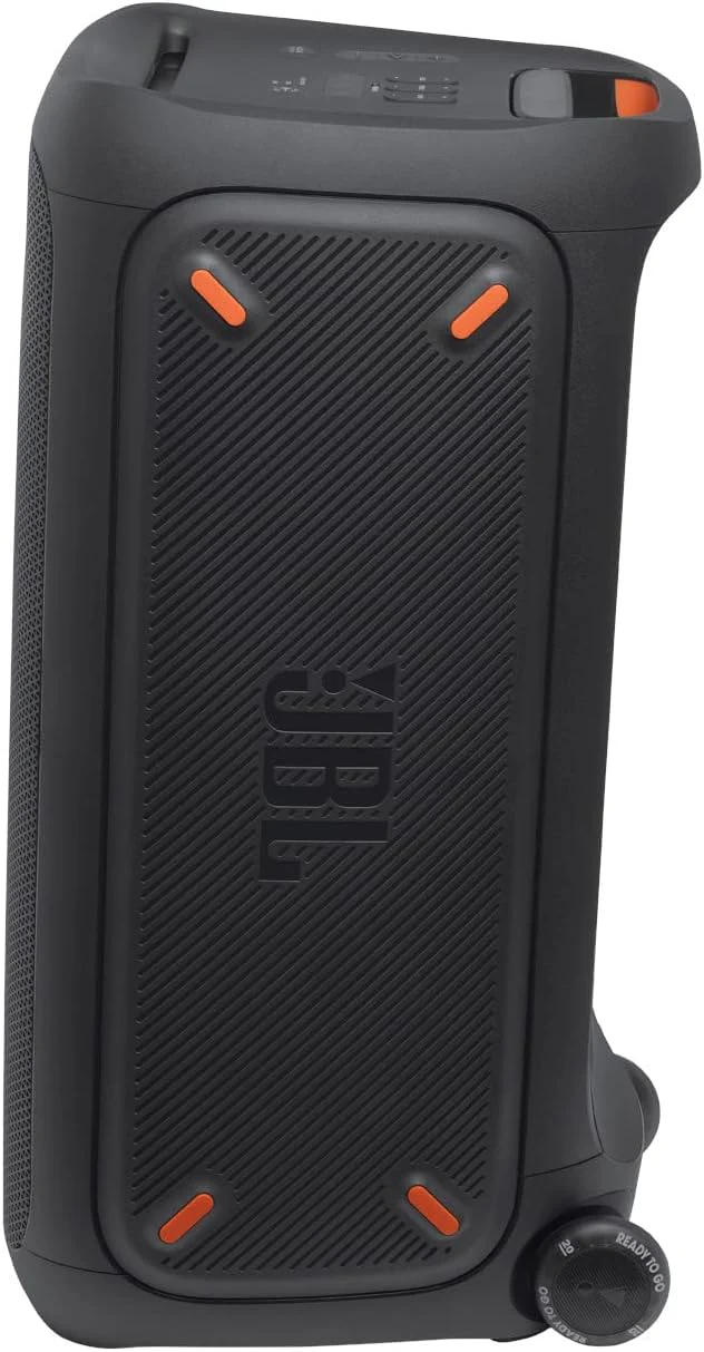 JBL PartyBox 710 - Schwarz �C Trag - und rollbarer Bluetooth Party-Lautsprecher mit Lichteffekten �C Spritzwassergesch��tzte, mobile Musikbox