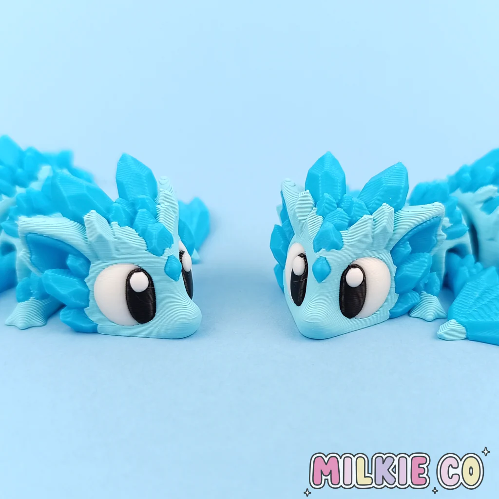 Crystal Dragon Keychain