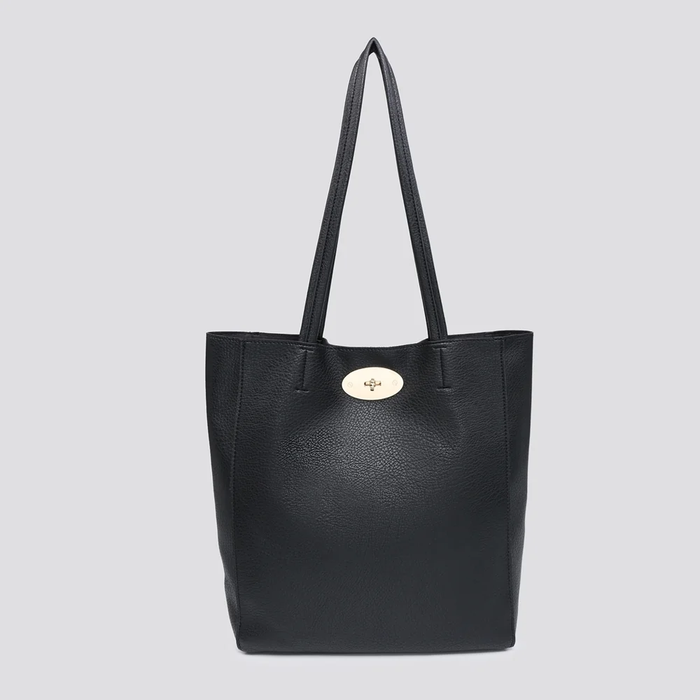 Bella Classic Tote Bag | Black