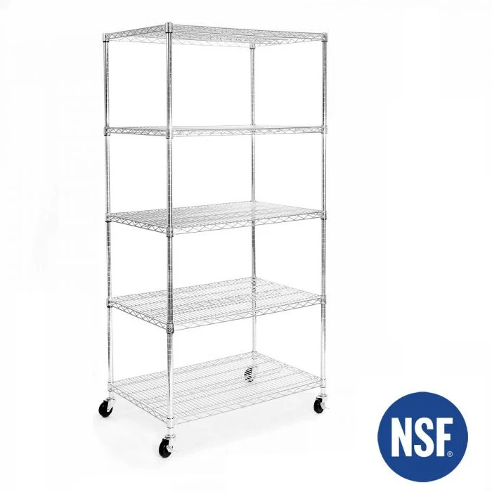 UltraDurable? 5-laags NSF-stalen rek