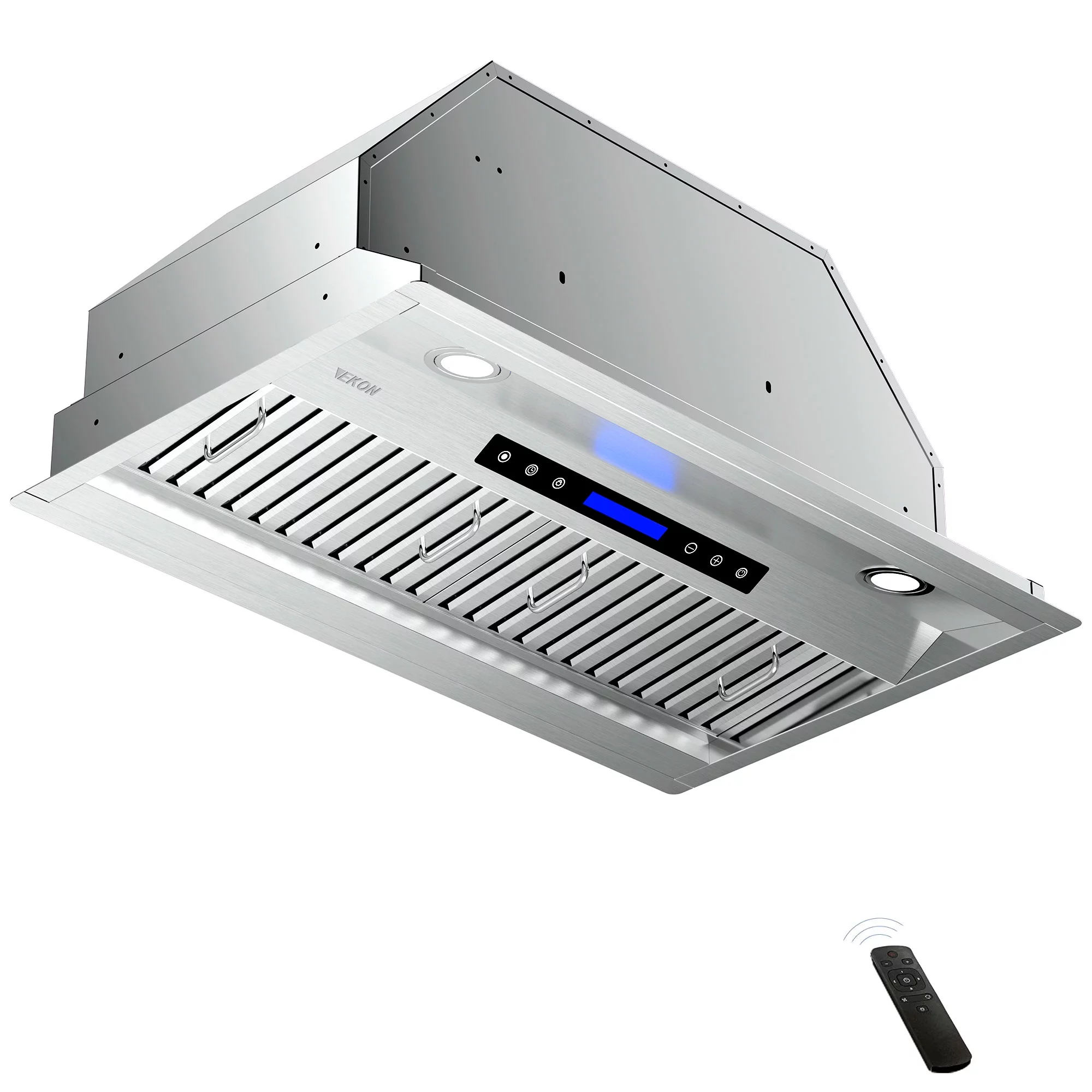 2025 EKON Kitchen Expert Ingebouwde Convertibele Afzuigkap 91 cm en 900 CFM met Afstandsbediening