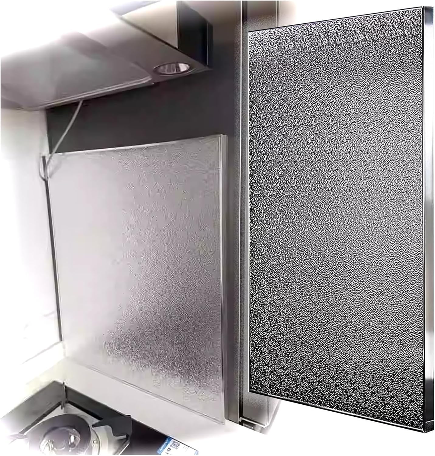 Wärmeschutzplatte für Kühlschränke, Aluminium-Hitzeschildplatte in verschiedenen Größen(110x50 cm/43.3x19.7 in)