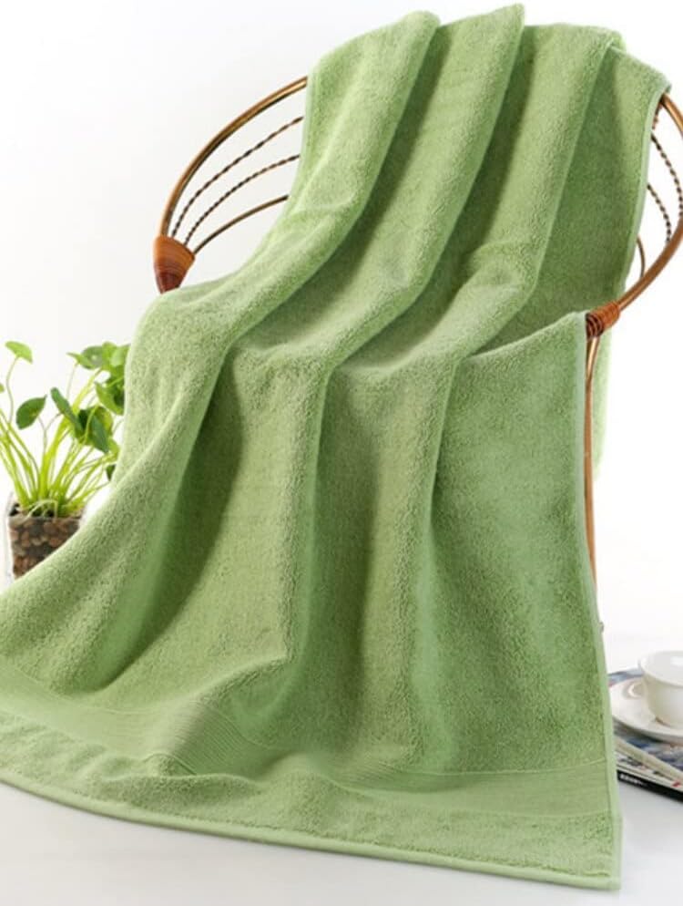 Badetücher Badetuch, Baumwollstrandtuch Terry Badetuch für Badezimmer 1 Stück 70 * 140 cm Dicke Feste Spa Badezimmer Erwachsene Badetuch 70x140 cm Blau Badetücher (Farbe: Größe: 70x140 cm)