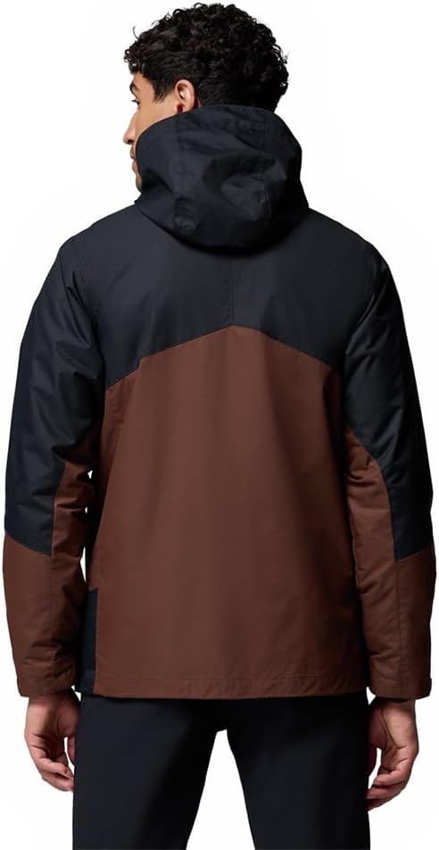 Men's Bugaboo Fleece Interchange Jacket, 3 In 1 Interchange Winter Coat, Ancient Fossil, Size L