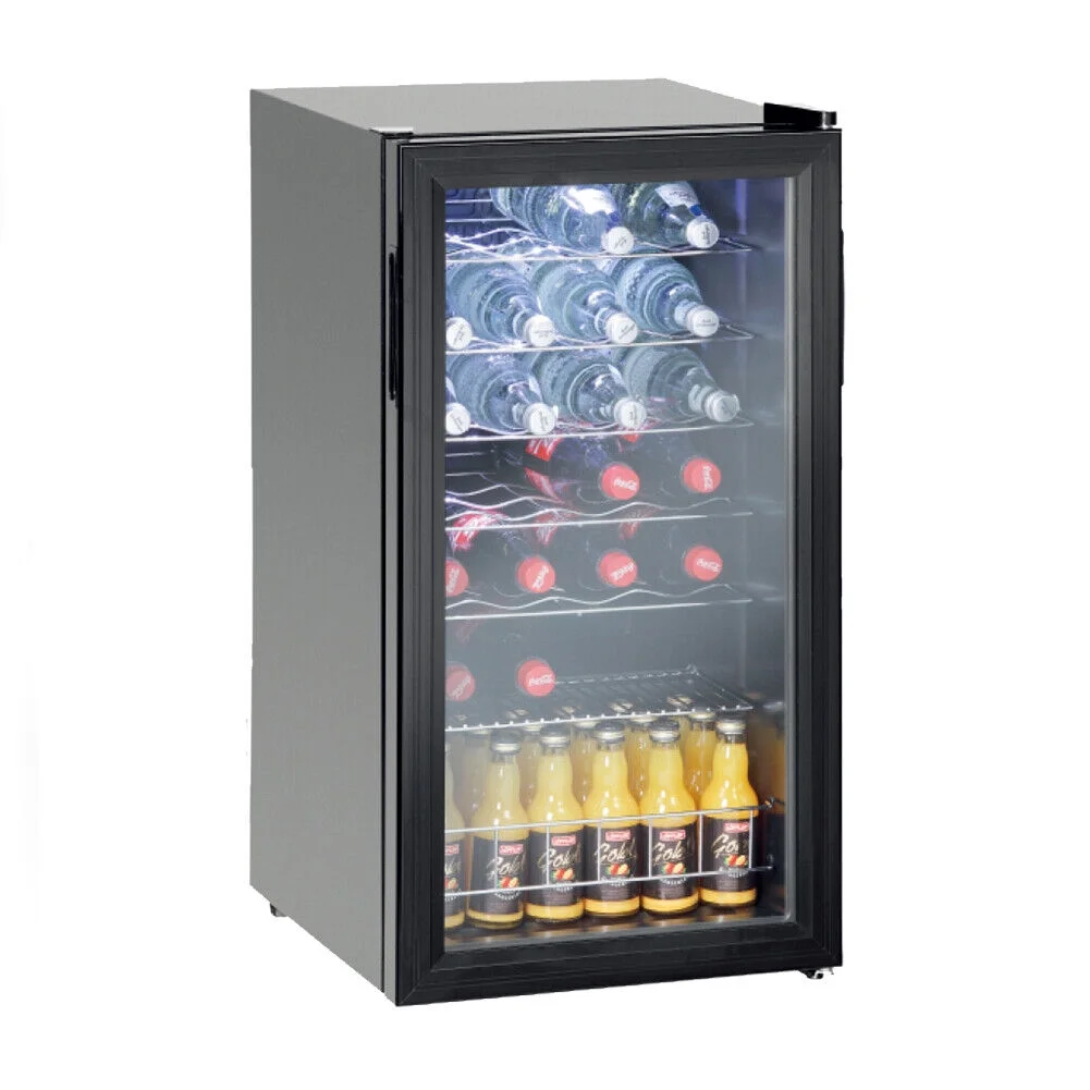 2025 Smad Wijnkoeler met Compressor van 3,1 Kubieke Voet, Capaciteit voor 28 Flessen, Roestvrijstalen Deur, Frost Free, Vrijstaande Wijnkoeler voor Champagne, 110V