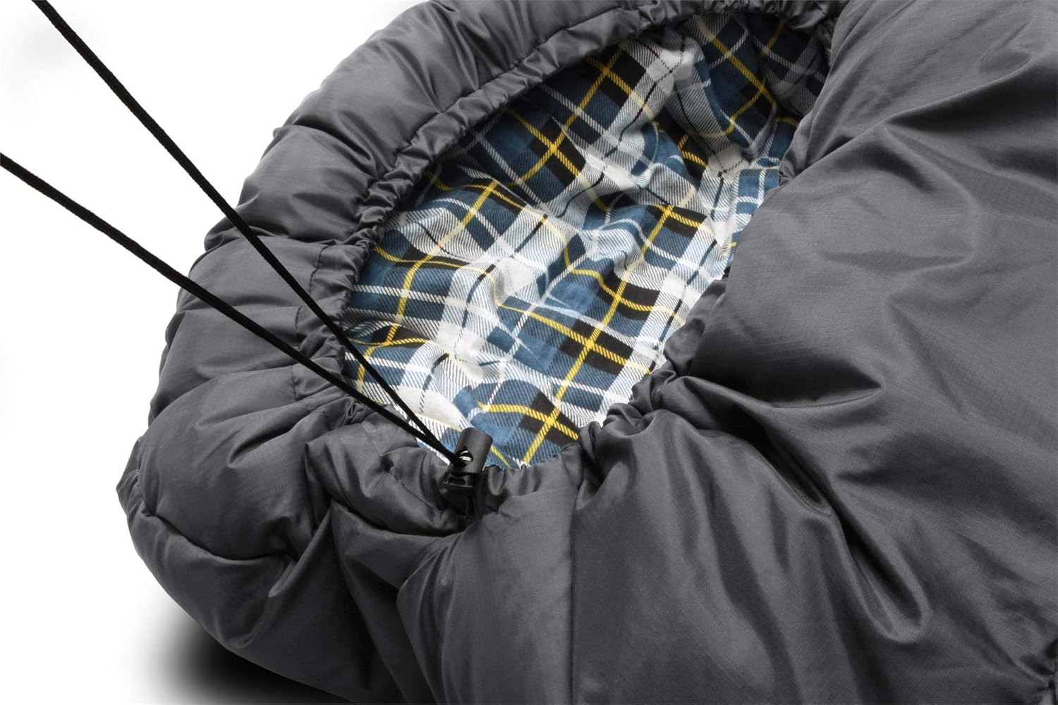 normani 4-in-1-Funktion Extrem Outdoor Schlafsack 'Antarctica' aus Nylon Rip-Stop mit 500 + 250 g/m² Hollow Fiber Füllung 220 x 90 cm
